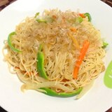 野菜たっぷり！力士味噌そうめんチャンプルー